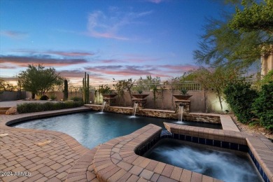 Coveted 4-car garage home in McDowell Mountain Ranch 24-hour on Sanctuary Golf Course At WestWorld in Arizona - for sale on GolfHomes.com, golf home, golf lot