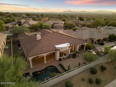 Coveted 4-car garage home in McDowell Mountain Ranch 24-hour on Sanctuary Golf Course At WestWorld in Arizona - for sale on GolfHomes.com, golf home, golf lot