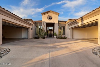 Coveted 4-car garage home in McDowell Mountain Ranch 24-hour on Sanctuary Golf Course At WestWorld in Arizona - for sale on GolfHomes.com, golf home, golf lot