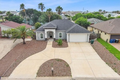 heck out this amazing island home, built in 2018! It offers 4 on Padre Isles Golf Course in Texas - for sale on GolfHomes.com, golf home, golf lot