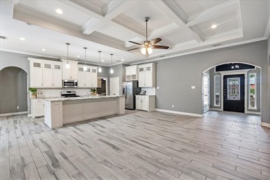 heck out this amazing island home, built in 2018! It offers 4 on Padre Isles Golf Course in Texas - for sale on GolfHomes.com, golf home, golf lot