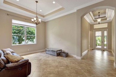 Former model home loaded with upgrades! Soaring volume ceilings on PGA Golf Club in PGA Village in Florida - for sale on GolfHomes.com, golf home, golf lot