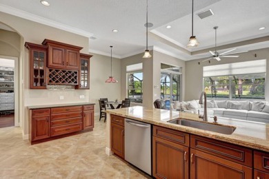 Former model home loaded with upgrades! Soaring volume ceilings on PGA Golf Club in PGA Village in Florida - for sale on GolfHomes.com, golf home, golf lot