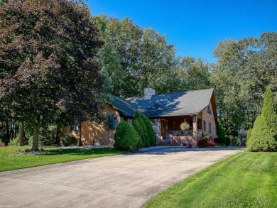 This stunning 3,900 square foot home is nestled on a picturesque on St Clair River Country Club in Michigan - for sale on GolfHomes.com, golf home, golf lot