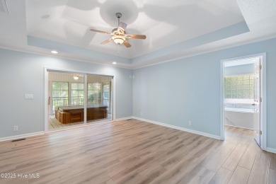Come explore this beautifully renovated 3,100-square-foot home on Sea Trail Golf Resort in North Carolina - for sale on GolfHomes.com, golf home, golf lot