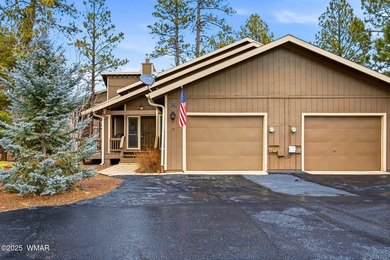 Charming and cozy cabin-style townhome nestled in the highly on Pinetop Lakes Golf and Country Club in Arizona - for sale on GolfHomes.com, golf home, golf lot