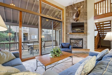 Charming and cozy cabin-style townhome nestled in the highly on Pinetop Lakes Golf and Country Club in Arizona - for sale on GolfHomes.com, golf home, golf lot