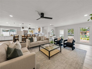 Welcome home, to this completely renovated coastal modern on Pasadena Yacht and Country Club in Florida - for sale on GolfHomes.com, golf home, golf lot