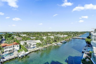 Exclusive boutique waterfront building with only 25 units on Indian Creek Country Club in Florida - for sale on GolfHomes.com, golf home, golf lot