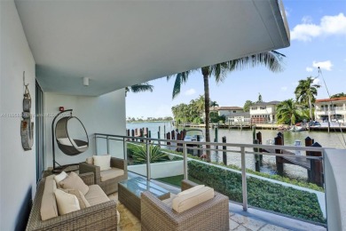 Exclusive boutique waterfront building with only 25 units on Indian Creek Country Club in Florida - for sale on GolfHomes.com, golf home, golf lot