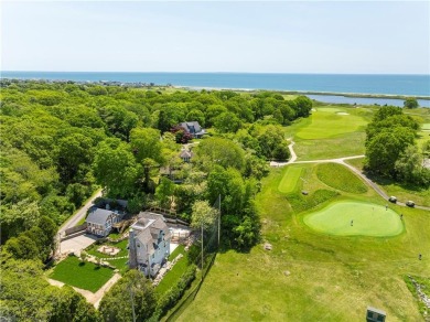 THIS PROPERTY INCLUDES MAIN  GUEST HOUSE PLUS BUIDLABLE LOT WITH on Misquamicut Club in Rhode Island - for sale on GolfHomes.com, golf home, golf lot