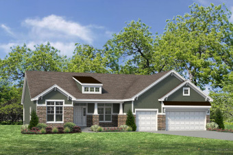 Last opportunity to own a new build Shodeen home in the on Tanna Farms Golf Club in Illinois - for sale on GolfHomes.com, golf home, golf lot