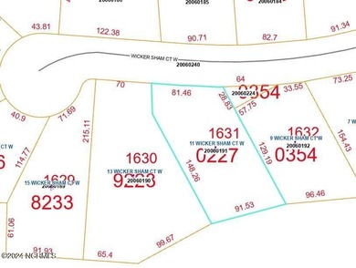 Beautiful golf front Village Home lot with views of the 13th on Forest Creek Golf Club  in North Carolina - for sale on GolfHomes.com, golf home, golf lot