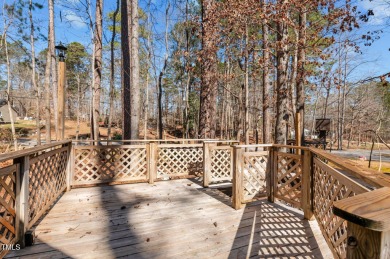 CHARMING LOG CABIN STYLE BUILD-OVER SITS PRETTY ON TRIPLE LOT!!! on River Golf and Country Club at Lake Royale in North Carolina - for sale on GolfHomes.com, golf home, golf lot