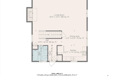 No HOA, Zoned RPD (short term rentable).   Major Appliances on The Waterfront Country Club in Virginia - for sale on GolfHomes.com, golf home, golf lot
