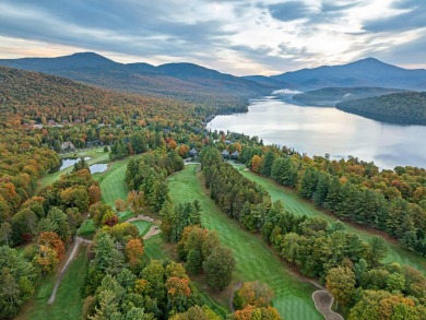 Set on 4.8 level acres w manicured lawns, this remarkable on Whiteface Club and Resort in New York - for sale on GolfHomes.com, golf home, golf lot