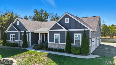 Welcome to the pampered life! This stunning, like-new on Raintree Country Club in Missouri - for sale on GolfHomes.com, golf home, golf lot