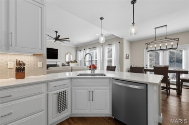 Welcome to the pampered life! This stunning, like-new on Raintree Country Club in Missouri - for sale on GolfHomes.com, golf home, golf lot
