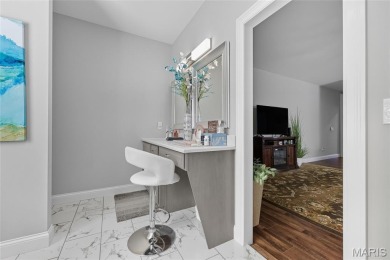 Welcome to the pampered life! This stunning, like-new on Raintree Country Club in Missouri - for sale on GolfHomes.com, golf home, golf lot