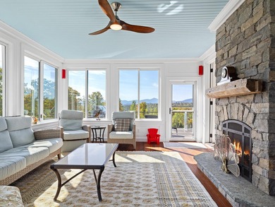 Set on 4.8 level acres w manicured lawns, this remarkable on Whiteface Club and Resort in New York - for sale on GolfHomes.com, golf home, golf lot