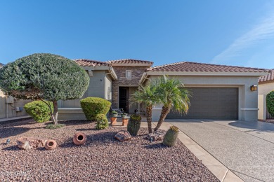 BEAUTIFUL TEE TO GREEN GOLF COURSE VIEW of TFE #4. Backyard has on Tuscany Falls At Pebble Creek in Arizona - for sale on GolfHomes.com, golf home, golf lot