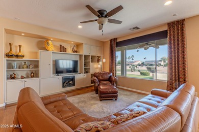 BEAUTIFUL TEE TO GREEN GOLF COURSE VIEW of TFE #4. Backyard has on Tuscany Falls At Pebble Creek in Arizona - for sale on GolfHomes.com, golf home, golf lot