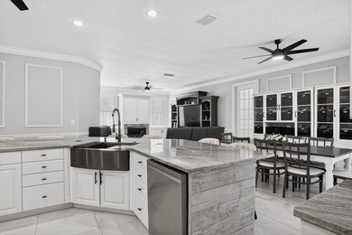 Completely renovated CBS multi-gen home with 5 bedrooms and 3 on The Cape Club of Palm City in Florida - for sale on GolfHomes.com, golf home, golf lot