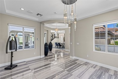 Unobstructed golf course & mountain views define this reimagined on Red Rock Country Club in Nevada - for sale on GolfHomes.com, golf home, golf lot