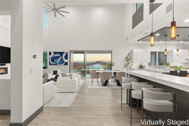 Discover luxury living and sensational Strip and mountain views on Falls Golf Course in Nevada - for sale on GolfHomes.com, golf home, golf lot