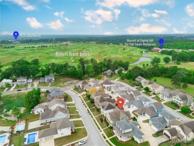 This Charleston-style home offers 4 bedrooms, 3.5 bathrooms, and on Capitol Hill Golf Course in Alabama - for sale on GolfHomes.com, golf home, golf lot