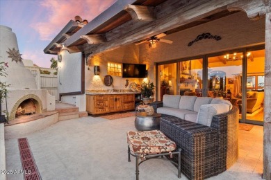 Nestled behind the elegant oleander walls and the 24-hour manned on Pinnacle Peak Country Club in Arizona - for sale on GolfHomes.com, golf home, golf lot