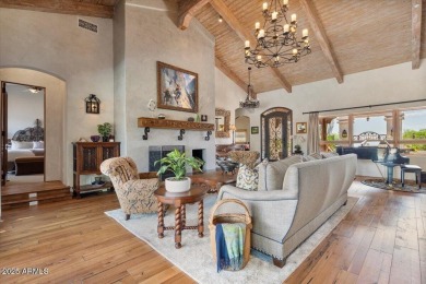 Nestled behind the elegant oleander walls and the 24-hour manned on Pinnacle Peak Country Club in Arizona - for sale on GolfHomes.com, golf home, golf lot