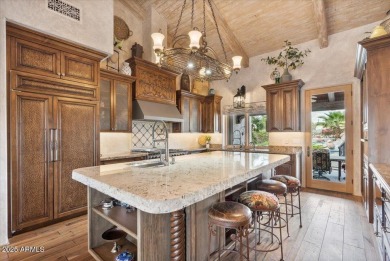 Nestled behind the elegant oleander walls and the 24-hour manned on Pinnacle Peak Country Club in Arizona - for sale on GolfHomes.com, golf home, golf lot