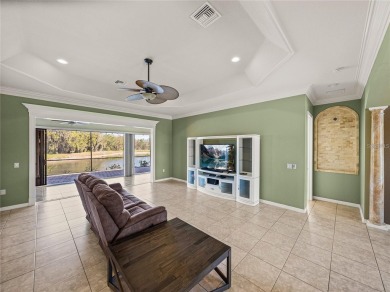 One or more photo(s) has been virtually staged. WATERFRONT on Lake Ashton Golf Club in Florida - for sale on GolfHomes.com, golf home, golf lot