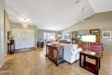 SIMPLY PERFECT!  Savor morning coffee on your expansive  patio on Trail Ridge Golf Course in Arizona - for sale on GolfHomes.com, golf home, golf lot