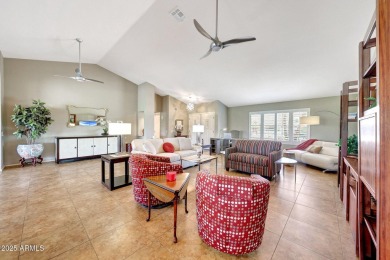SIMPLY PERFECT!  Savor morning coffee on your expansive  patio on Trail Ridge Golf Course in Arizona - for sale on GolfHomes.com, golf home, golf lot