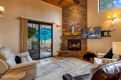 Luxury living meets low-maintenance ease in this free-standing on Pinetop Lakes Golf and Country Club in Arizona - for sale on GolfHomes.com, golf home, golf lot