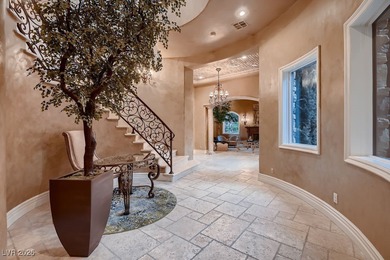 Experience the pinnacle of luxury living in this 8,447 SF on Red Rock Country Club in Nevada - for sale on GolfHomes.com, golf home, golf lot