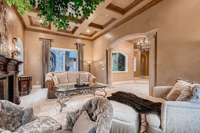 Experience the pinnacle of luxury living in this 8,447 SF on Red Rock Country Club in Nevada - for sale on GolfHomes.com, golf home, golf lot