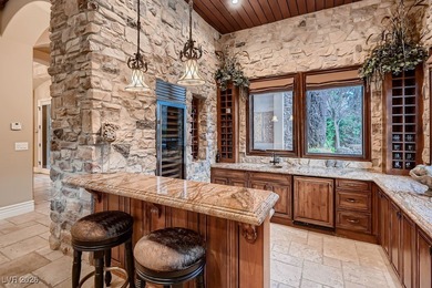 Experience the pinnacle of luxury living in this 8,447 SF on Red Rock Country Club in Nevada - for sale on GolfHomes.com, golf home, golf lot