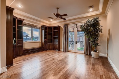 Experience the pinnacle of luxury living in this 8,447 SF on Red Rock Country Club in Nevada - for sale on GolfHomes.com, golf home, golf lot