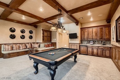 Experience the pinnacle of luxury living in this 8,447 SF on Red Rock Country Club in Nevada - for sale on GolfHomes.com, golf home, golf lot