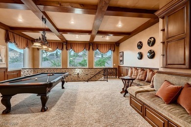 Experience the pinnacle of luxury living in this 8,447 SF on Red Rock Country Club in Nevada - for sale on GolfHomes.com, golf home, golf lot