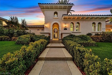 THIS GORGEOUS GOLF COURSE RESIDENCE OFFERS EXCEPTIONAL PRIVACY & on Southern Highlands Golf Club in Nevada - for sale on GolfHomes.com, golf home, golf lot