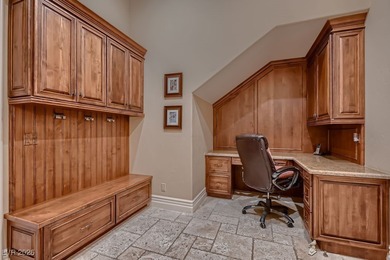 Experience the pinnacle of luxury living in this 8,447 SF on Red Rock Country Club in Nevada - for sale on GolfHomes.com, golf home, golf lot