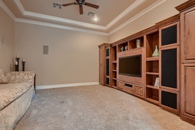 Experience the pinnacle of luxury living in this 8,447 SF on Red Rock Country Club in Nevada - for sale on GolfHomes.com, golf home, golf lot