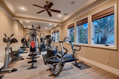 Experience the pinnacle of luxury living in this 8,447 SF on Red Rock Country Club in Nevada - for sale on GolfHomes.com, golf home, golf lot