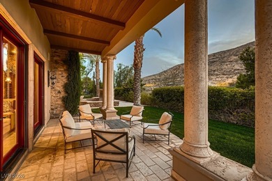 Experience the pinnacle of luxury living in this 8,447 SF on Red Rock Country Club in Nevada - for sale on GolfHomes.com, golf home, golf lot