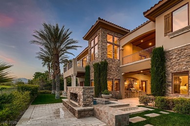 Experience the pinnacle of luxury living in this 8,447 SF on Red Rock Country Club in Nevada - for sale on GolfHomes.com, golf home, golf lot