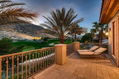 Experience the pinnacle of luxury living in this 8,447 SF on Red Rock Country Club in Nevada - for sale on GolfHomes.com, golf home, golf lot